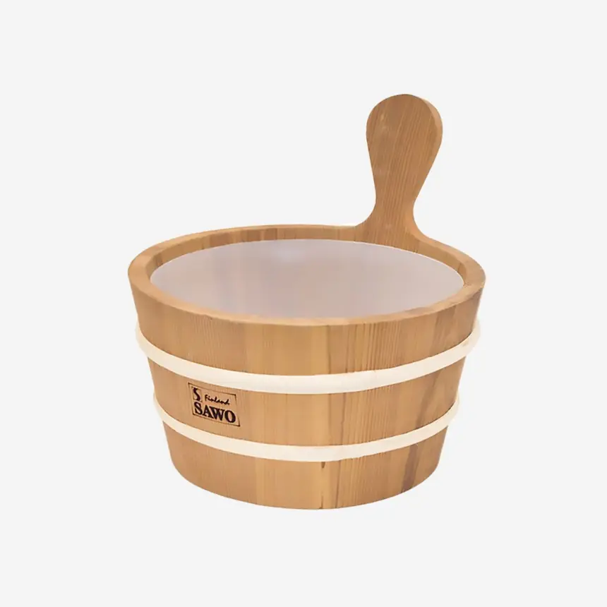 Seau en bois de cèdre SAWO