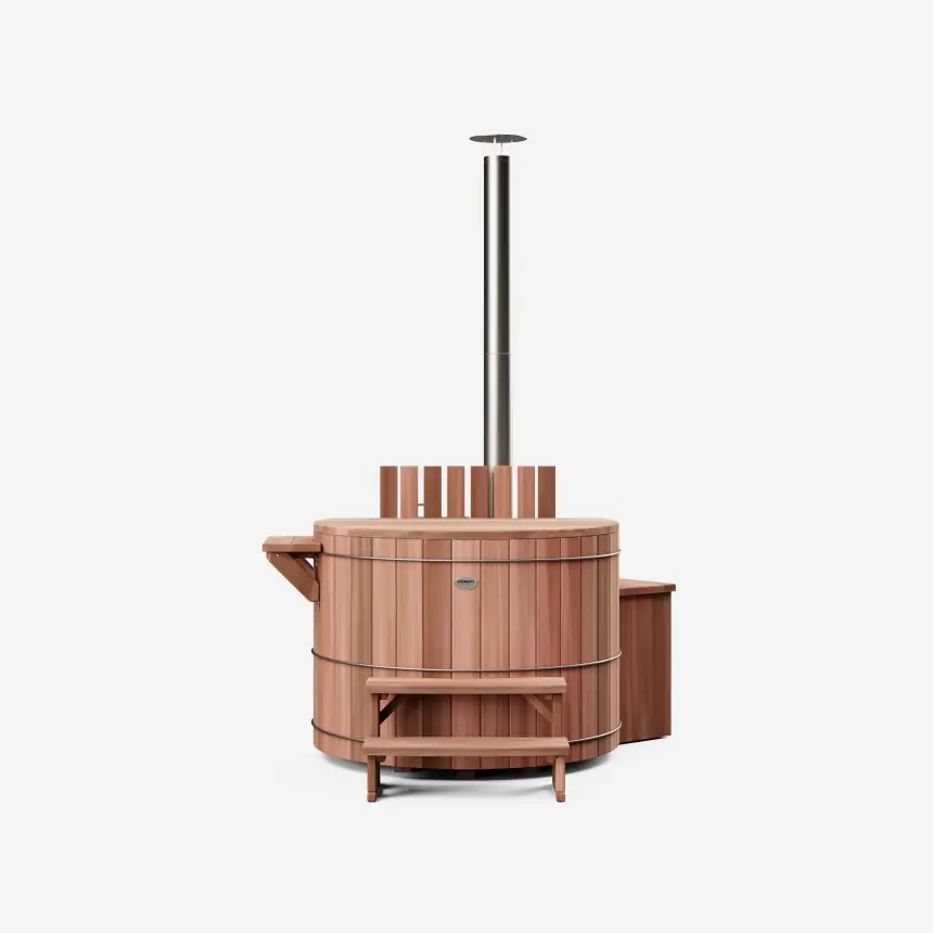 Bain nordique chauffage bois